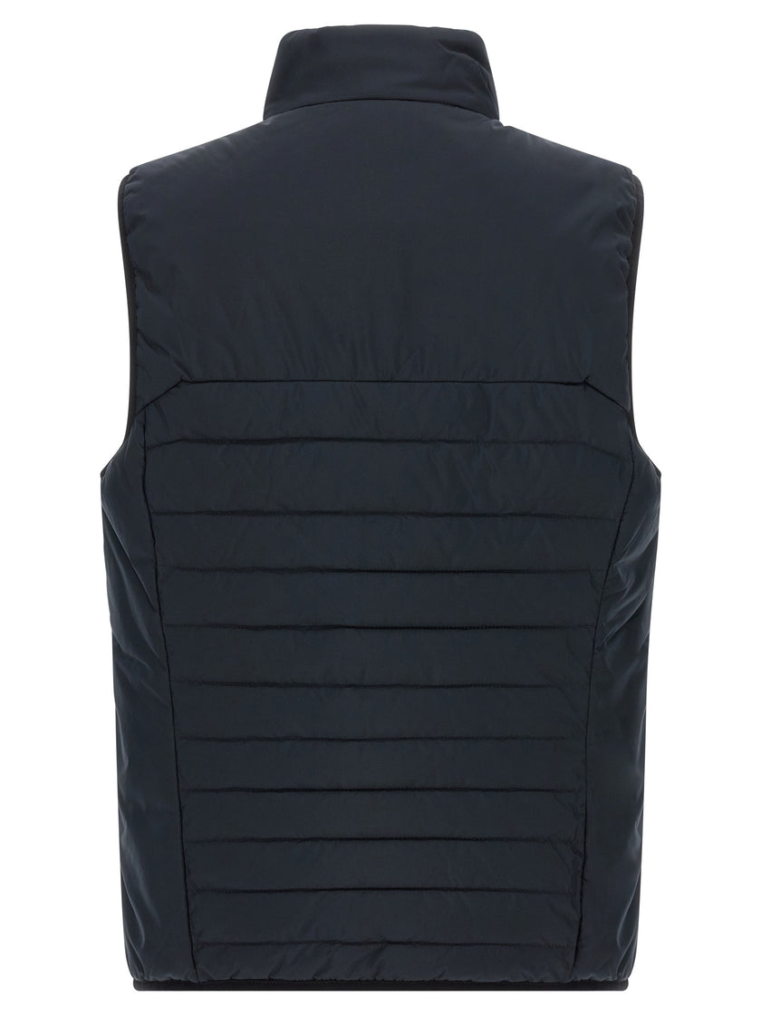 Hugo Boss ärmellose Jacke aus blauem Polyester