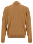 Hugo Boss Brown Cardigan Made of Pure Virgin Wool