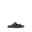 Dolce & Gabbana Schwarze Bos Taurus Kalbsleder-Sandalen