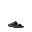 Dolce & Gabbana Schwarze Bos Taurus Kalbsleder-Sandalen
