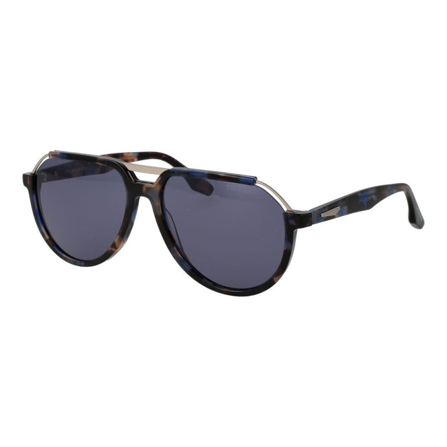 Trussardi sunglasses in brown acetate & stainless steel