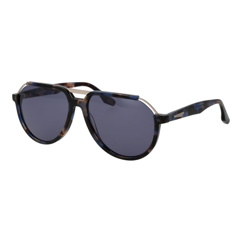 Trussardi sunglasses in brown acetate & stainless steel
