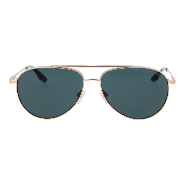Trussardi-Sonnenbrille aus Edelstahl in Gold