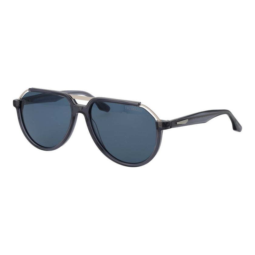 Trussardi Sunglasses in Grey Acetate and Stainless Steel