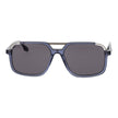 Trussardi Sonnenbrille aus blauem Azetat & Edelstahl