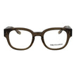 Trussardi Olivfarbene Brille (Acetatrahmen)