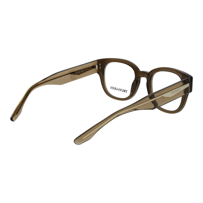 Trussardi Olivfarbene Brille (Acetatrahmen)