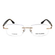 Trussardi Brille aus Edelstahl in Gold (Gestell)