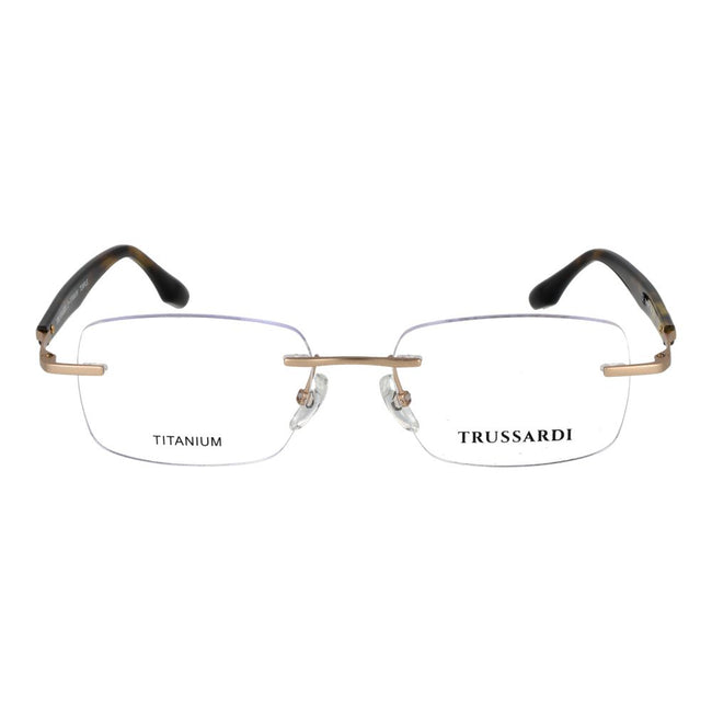 Trussardi Brille aus Edelstahl in Gold (Fassung)
