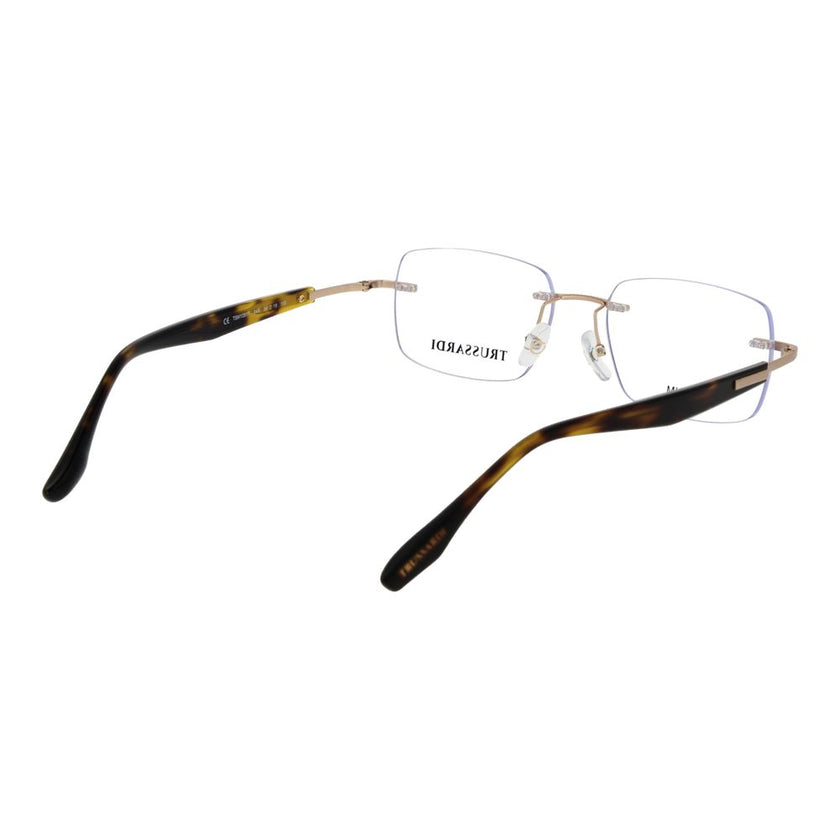 Trussardi Brille aus Edelstahl in Gold (Gestell)