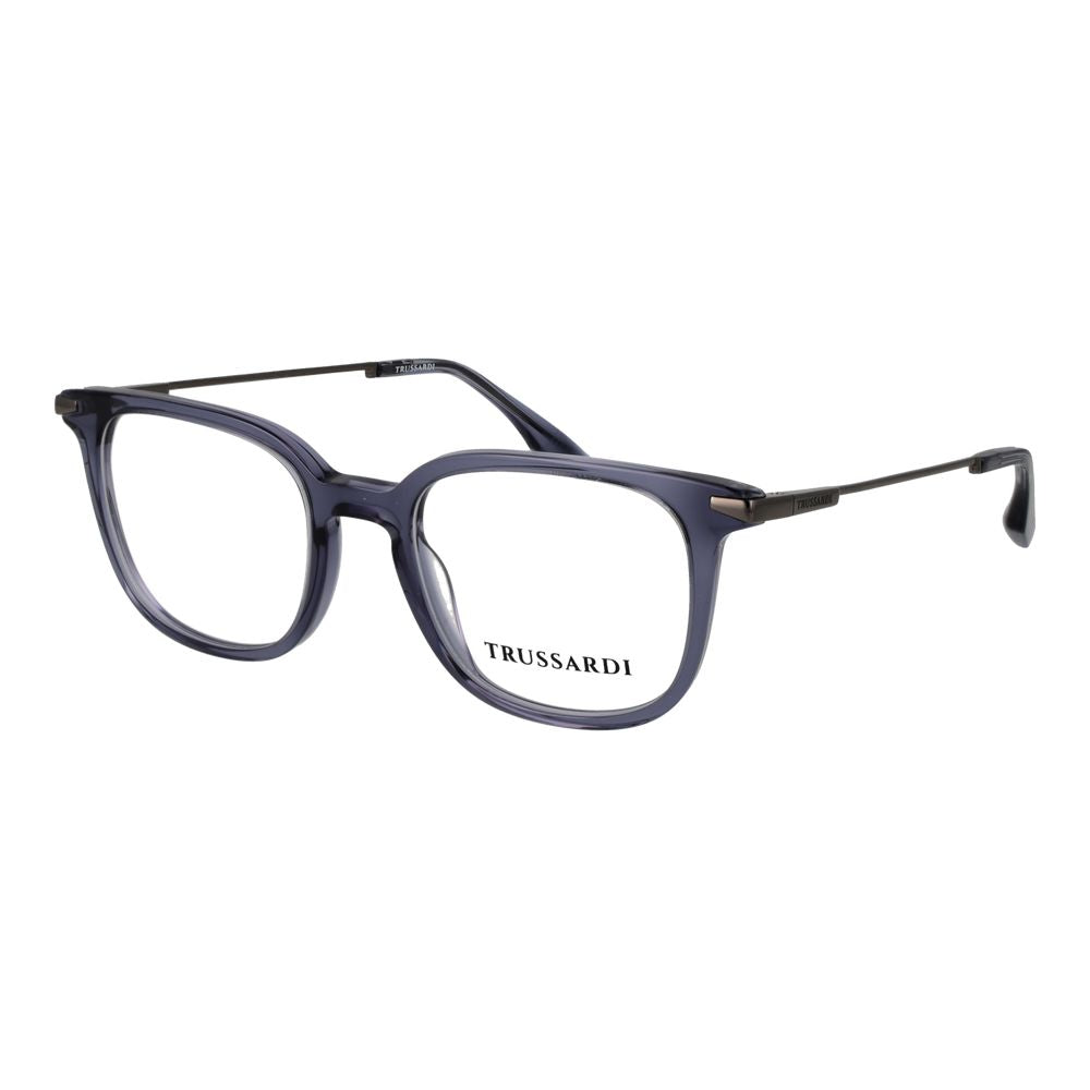 Trussardi Brille aus blauem Azetat (Gestell)