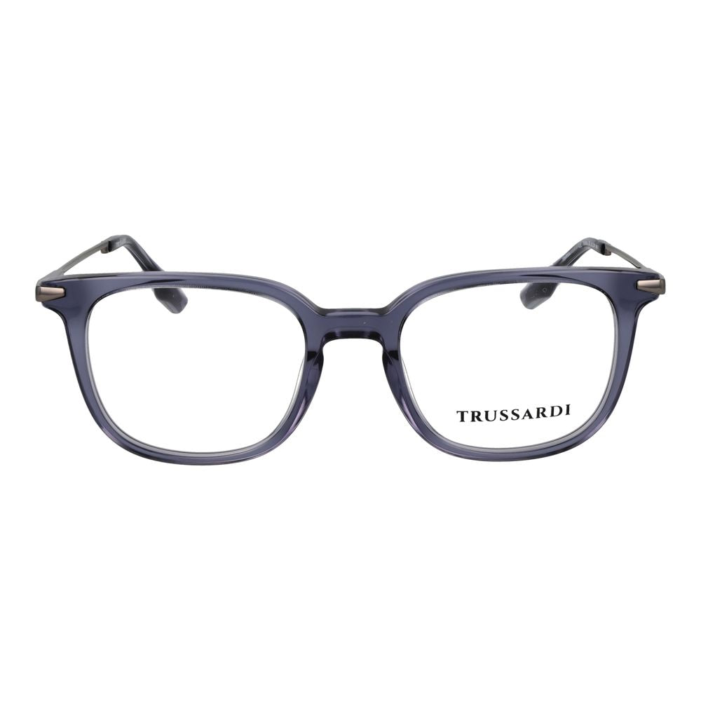 Trussardi Brille aus blauem Azetat (Gestell)