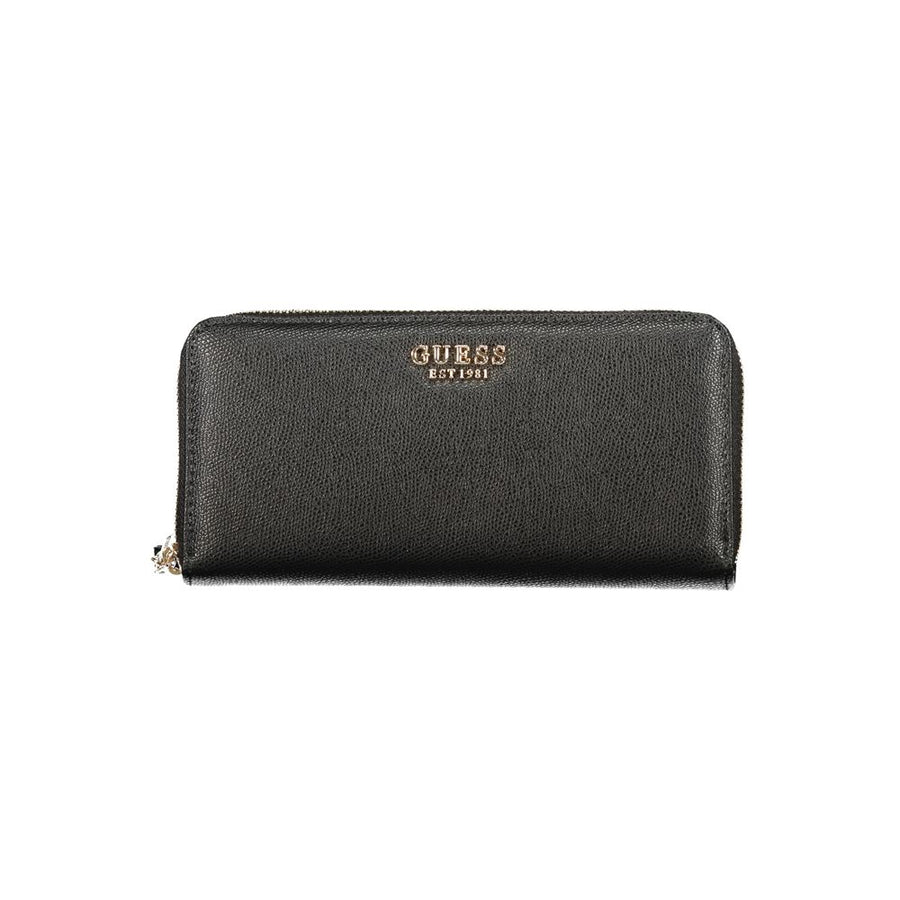Guess Women's Black Polyurethane Wallet
