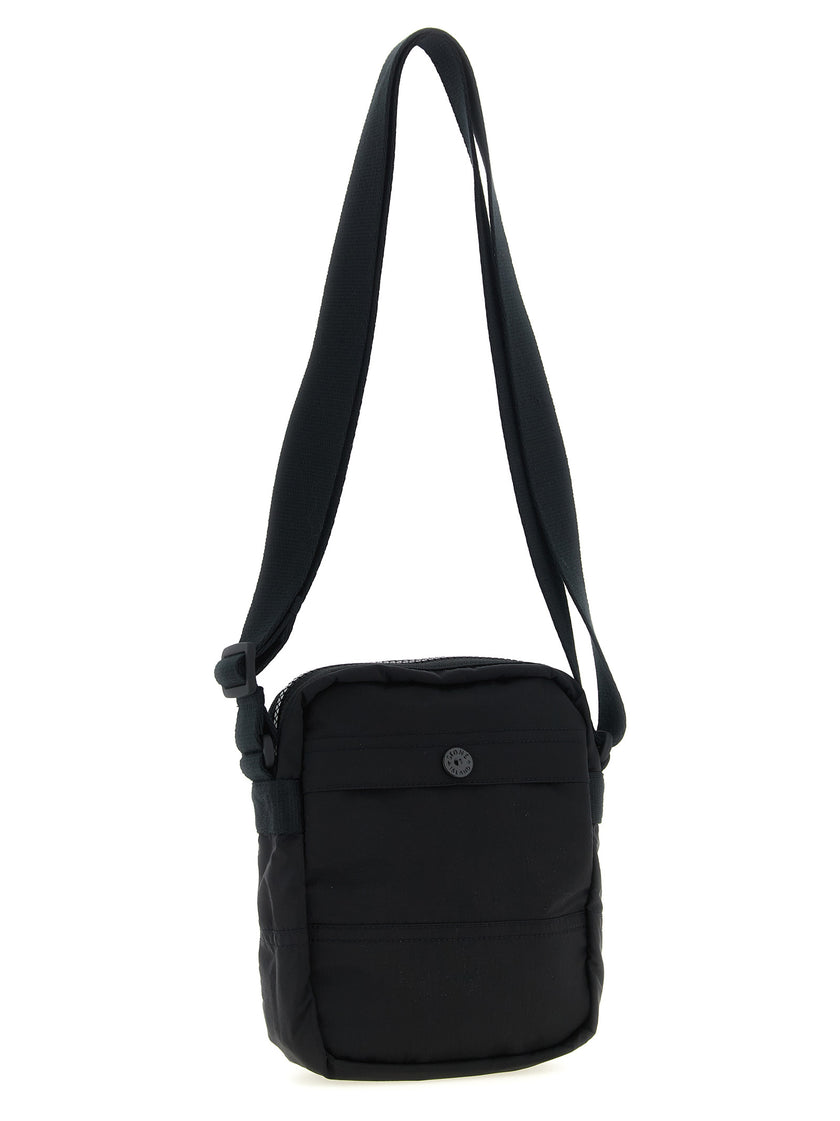 Stone Island schwarze Polyamid-Umhängetasche