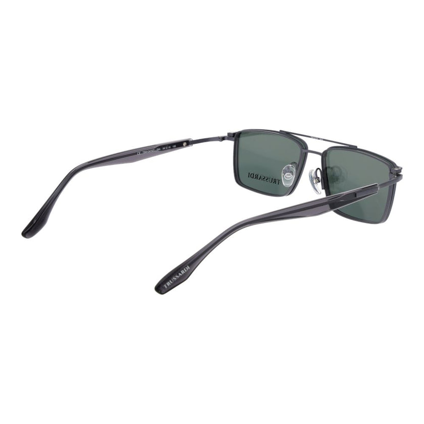 Trussardi Brillenfassung aus grauem Titan