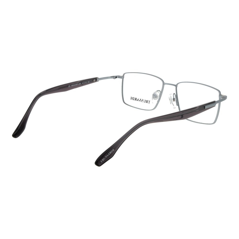Trussardi-Brille aus Titan in Silber (Fassung)