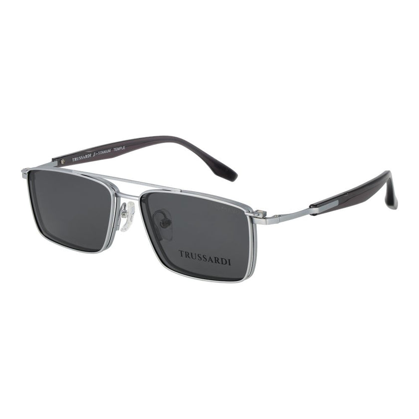 Trussardi-Brille aus Titan in Silber (Fassung)