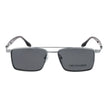 Trussardi-Brille aus Titan in Silber (Fassung)