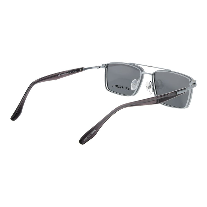 Trussardi-Brille aus Titan in Silber (Fassung)