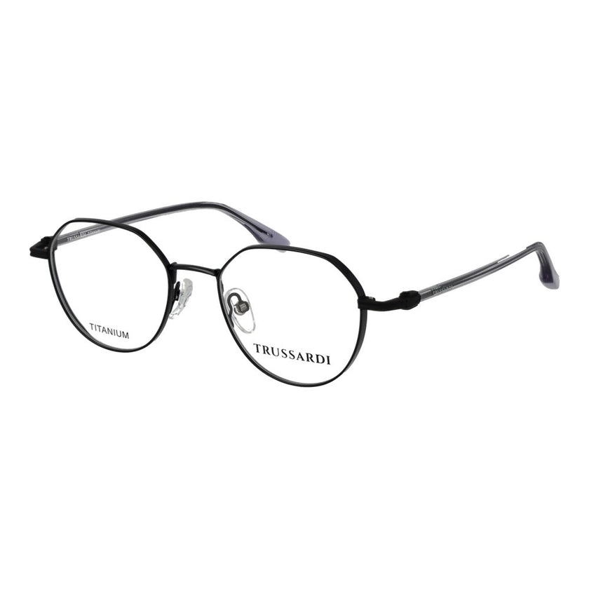 Trussardi Brille aus schwarzem Titan (Gestell)