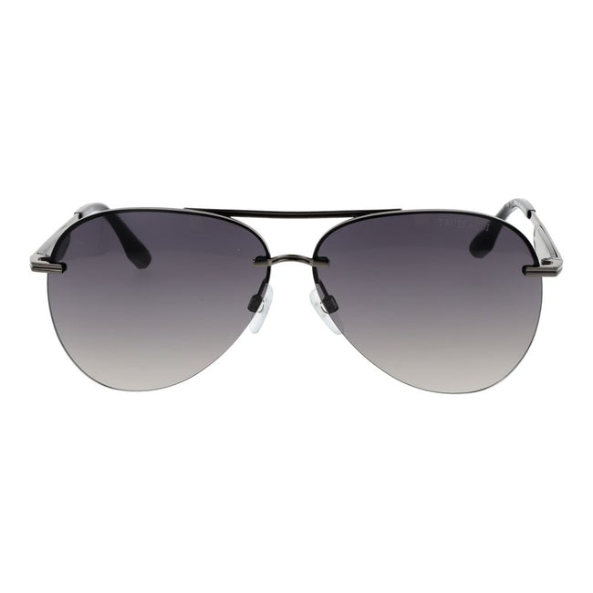 Trussardi Graue Sonnenbrille aus Metall