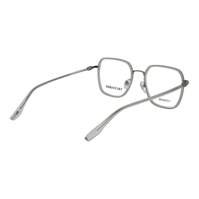 Trussardi Graue Titan-Brillenfassung