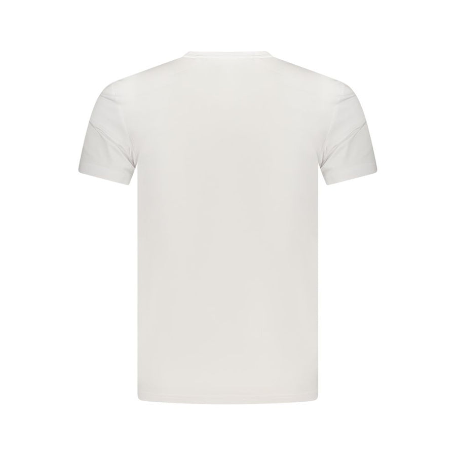 Guess Jeans Weißes Herren-T-Shirt aus Baumwolle