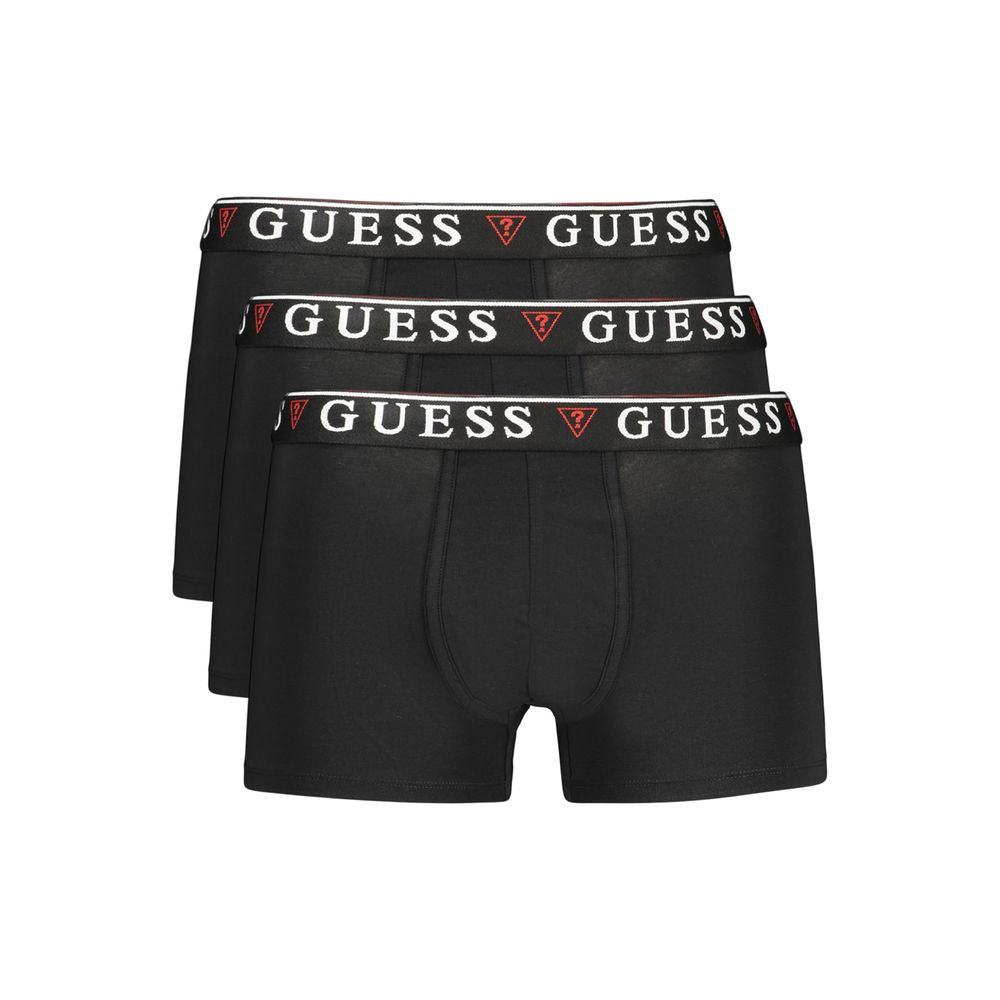 Guess Jeans Black Cotton Men's Underwear
