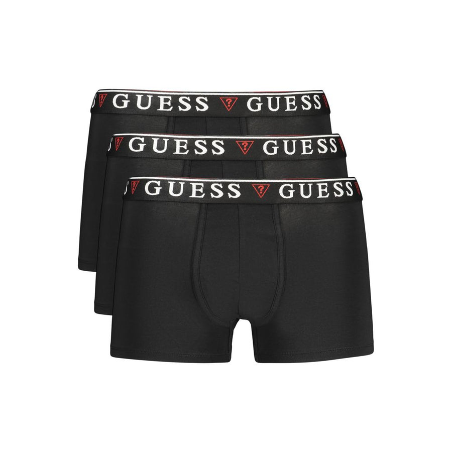 Guess Jeans Black Cotton Men's Underwear