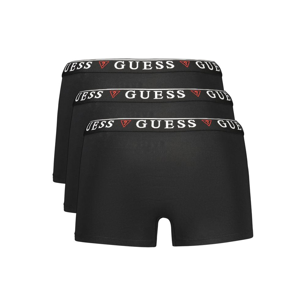 Guess Jeans Black Cotton Men's Underwear