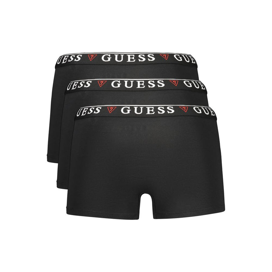 Guess Jeans Black Cotton Men's Underwear