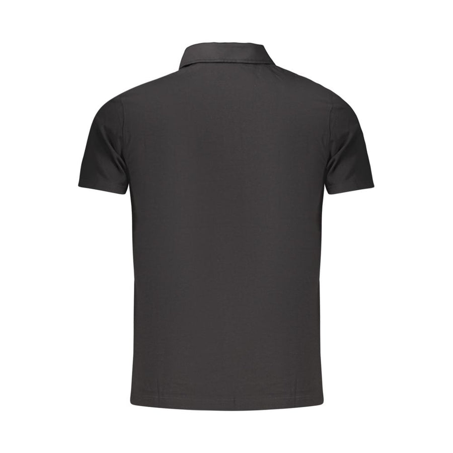 Guess Jeans Men's Black Cotton Polo Shirt