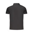 Guess Jeans Schwarzes Baumwoll-Poloshirt für Herren