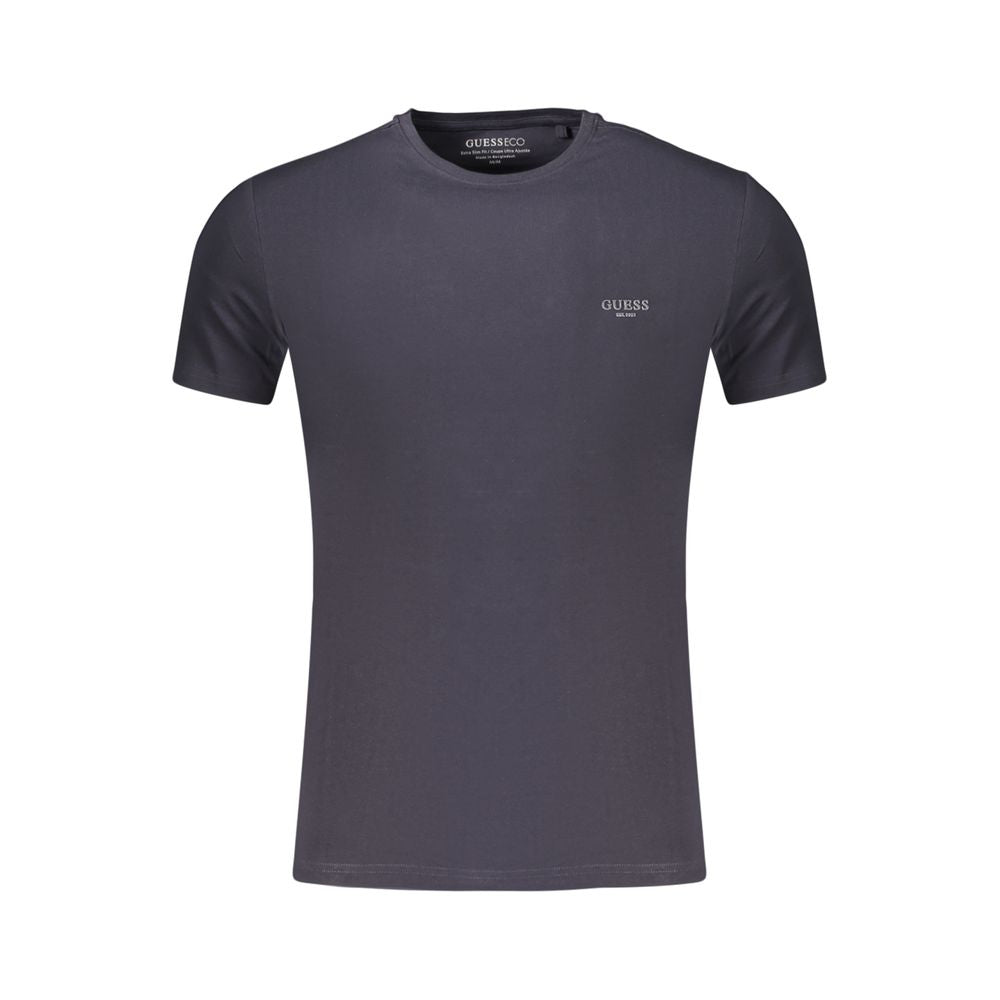Guess Men's Blue Cotton T-Shirt