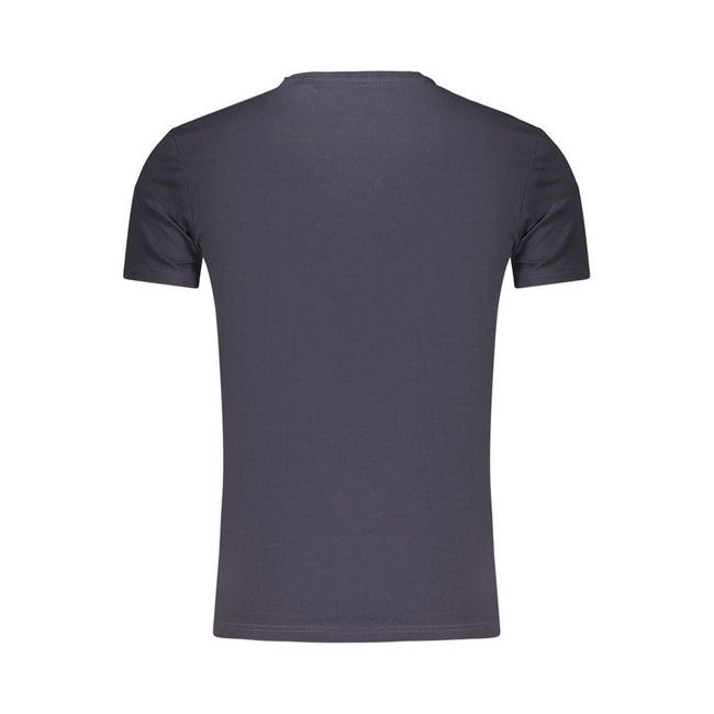 Guess Jeans Blaues Baumwoll-T-Shirt für Herren