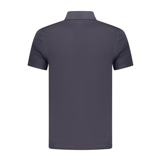 Guess Jeans Blaues Herren-Poloshirt aus Baumwolle