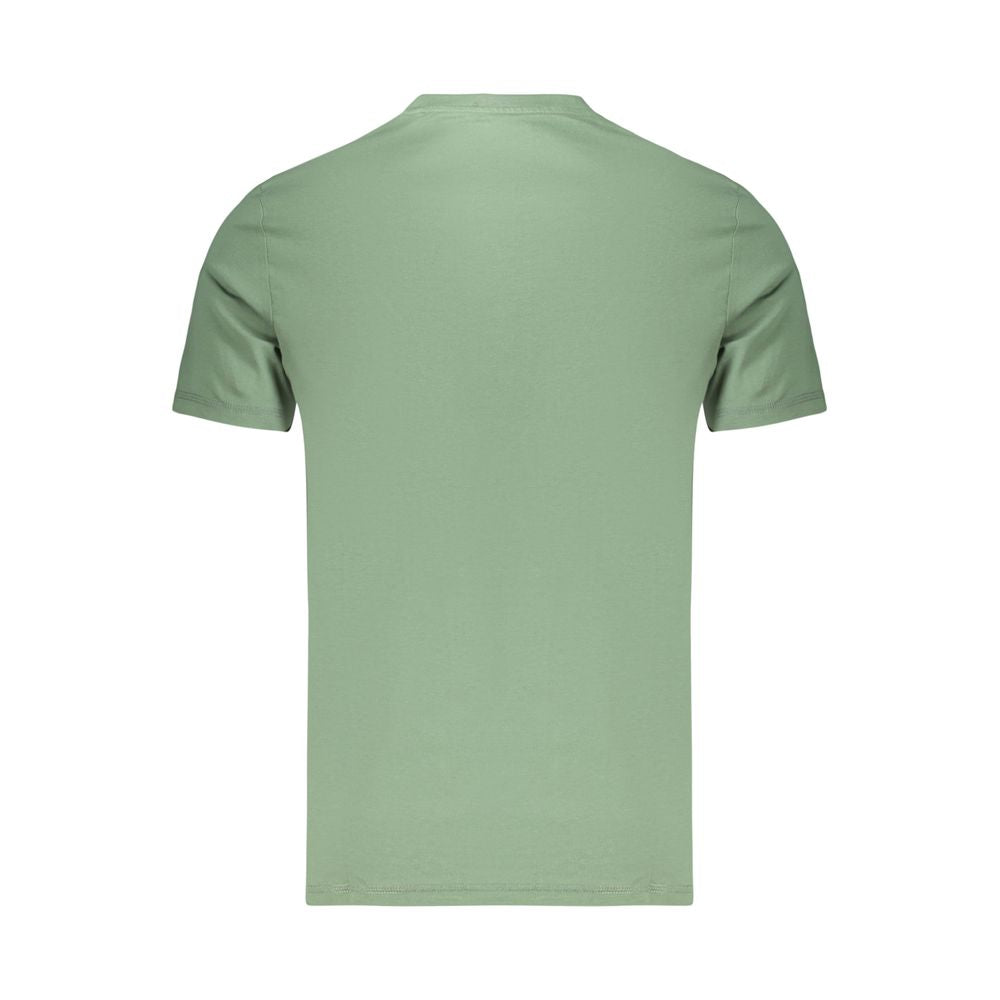 Guess Jeans Men's Green Cotton T-Shirt