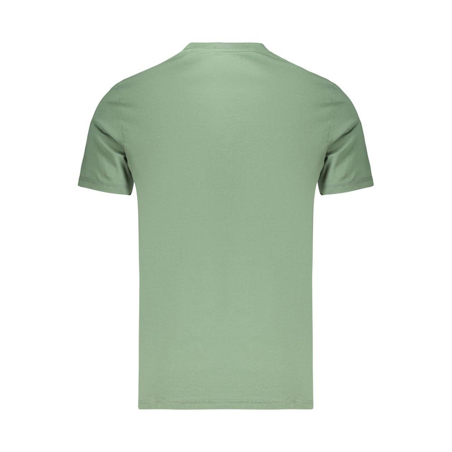 Guess Jeans Grünes Baumwoll-T-Shirt für Herren
