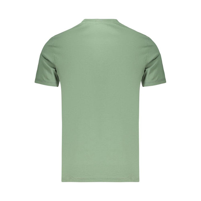 Guess Jeans Grünes Baumwoll-T-Shirt für Herren