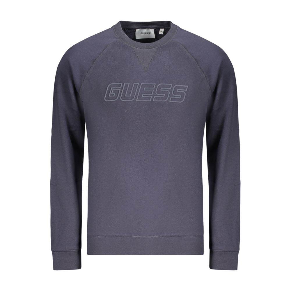 Guess Jeans Men's Blue Cotton Sweatshirt