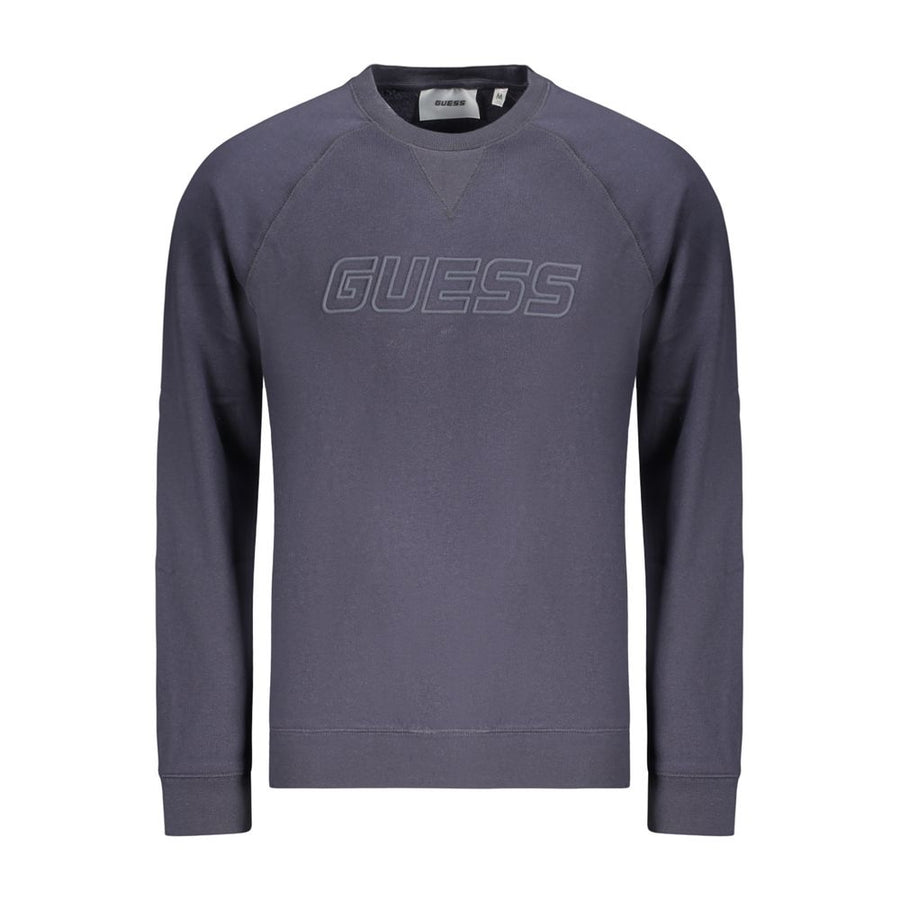 Guess Jeans Men's Blue Cotton Sweatshirt
