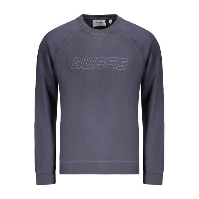 Guess Jeans Blaues Baumwoll-Sweatshirt für Herren
