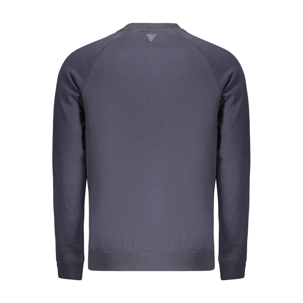 Guess Jeans Men's Blue Cotton Sweatshirt