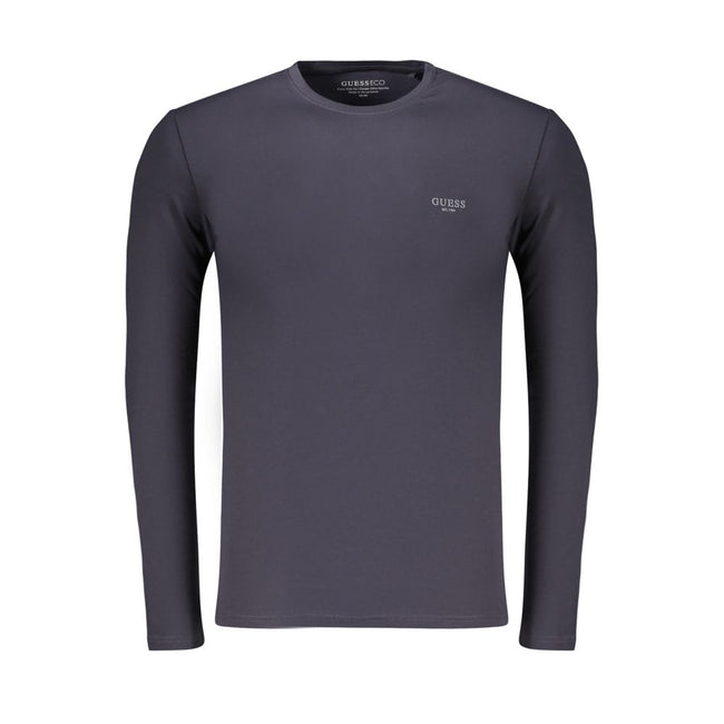 Guess Jeans Blaues Baumwoll-T-Shirt für Herren