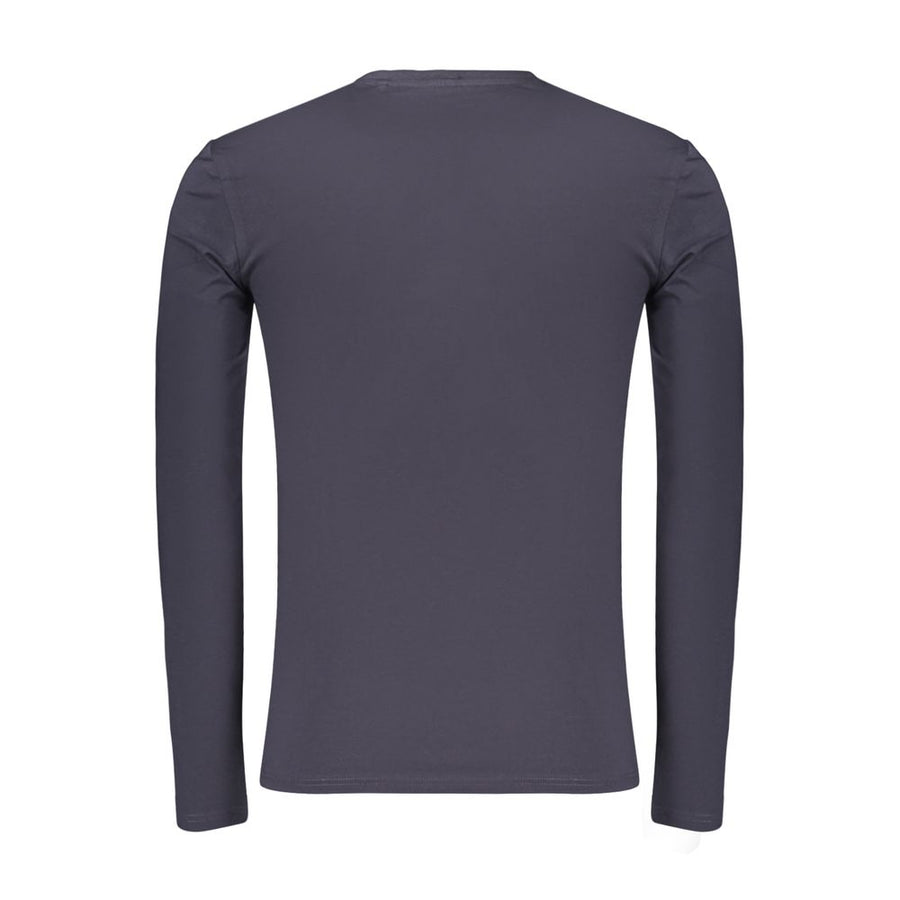 Guess Jeans Blaues Baumwoll-T-Shirt für Herren