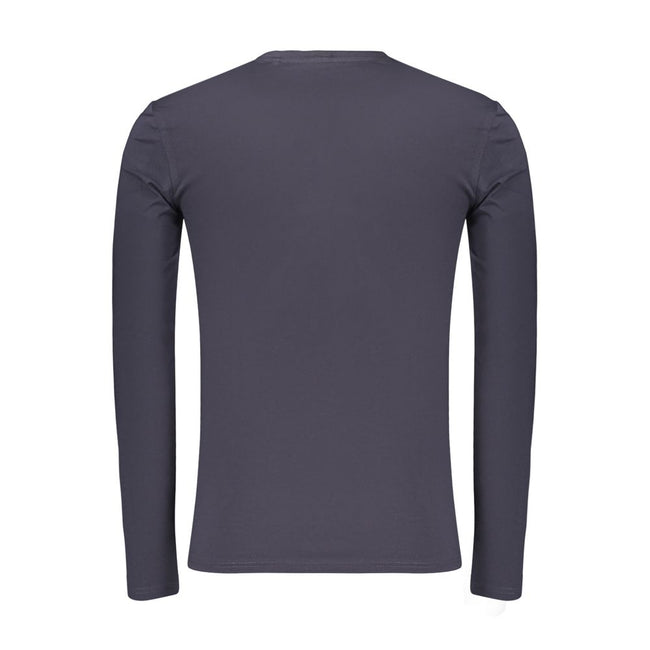 Guess Jeans Blaues Baumwoll-T-Shirt für Herren