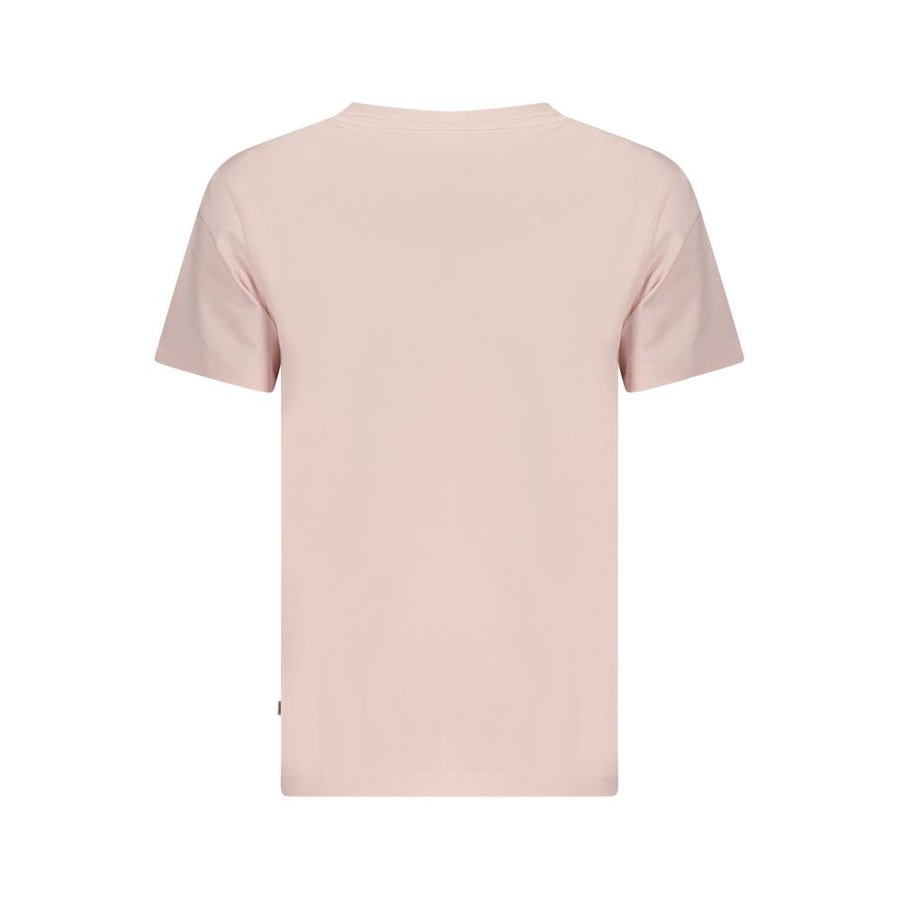 Guess Jeans Rosa Baumwoll-T-Shirt für Damen