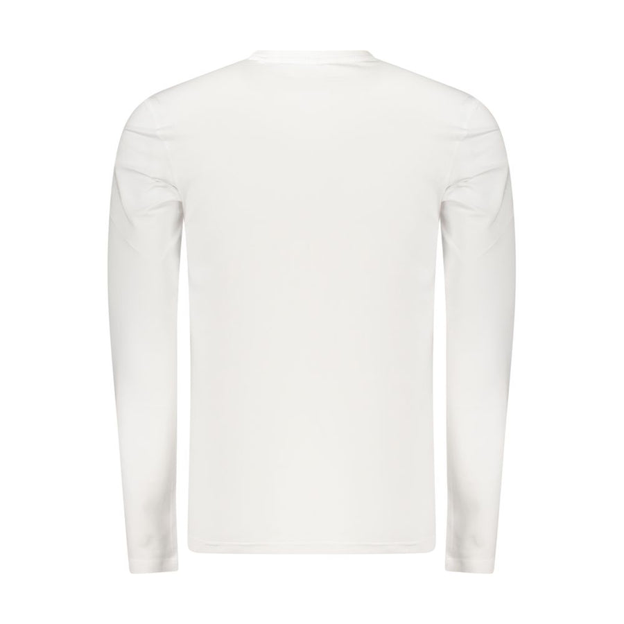 Guess Jeans Weißes Herren-T-Shirt aus Baumwolle