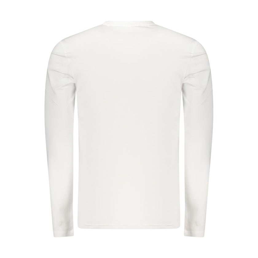 Guess Jeans Weißes Herren-T-Shirt aus Baumwolle