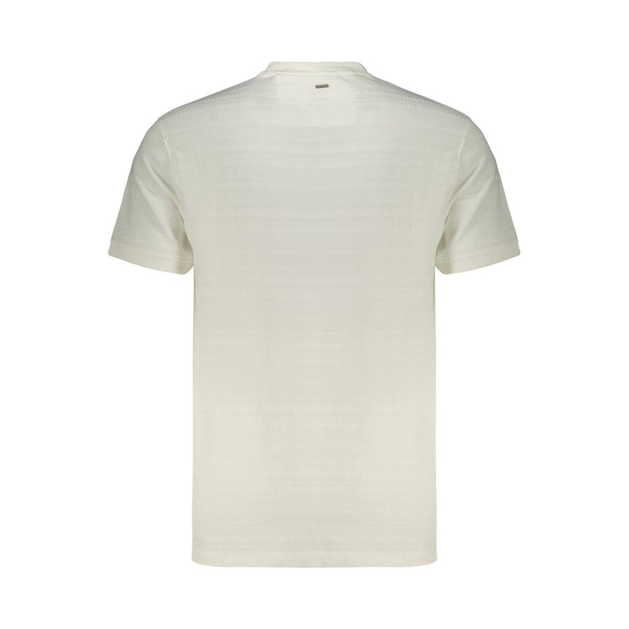Guess Jeans Bianco Baumwoll-T-Shirt für Herren